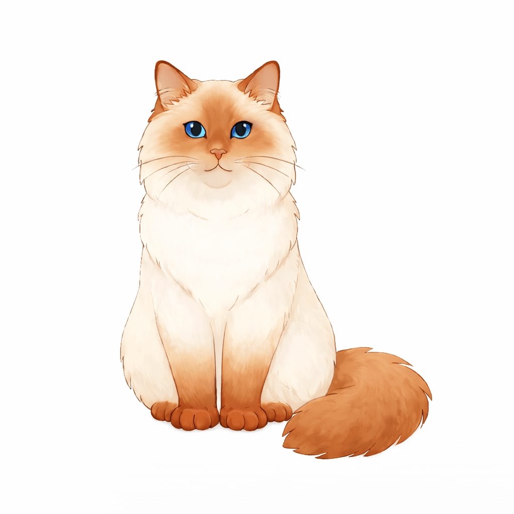 Ragdoll cinnamon point