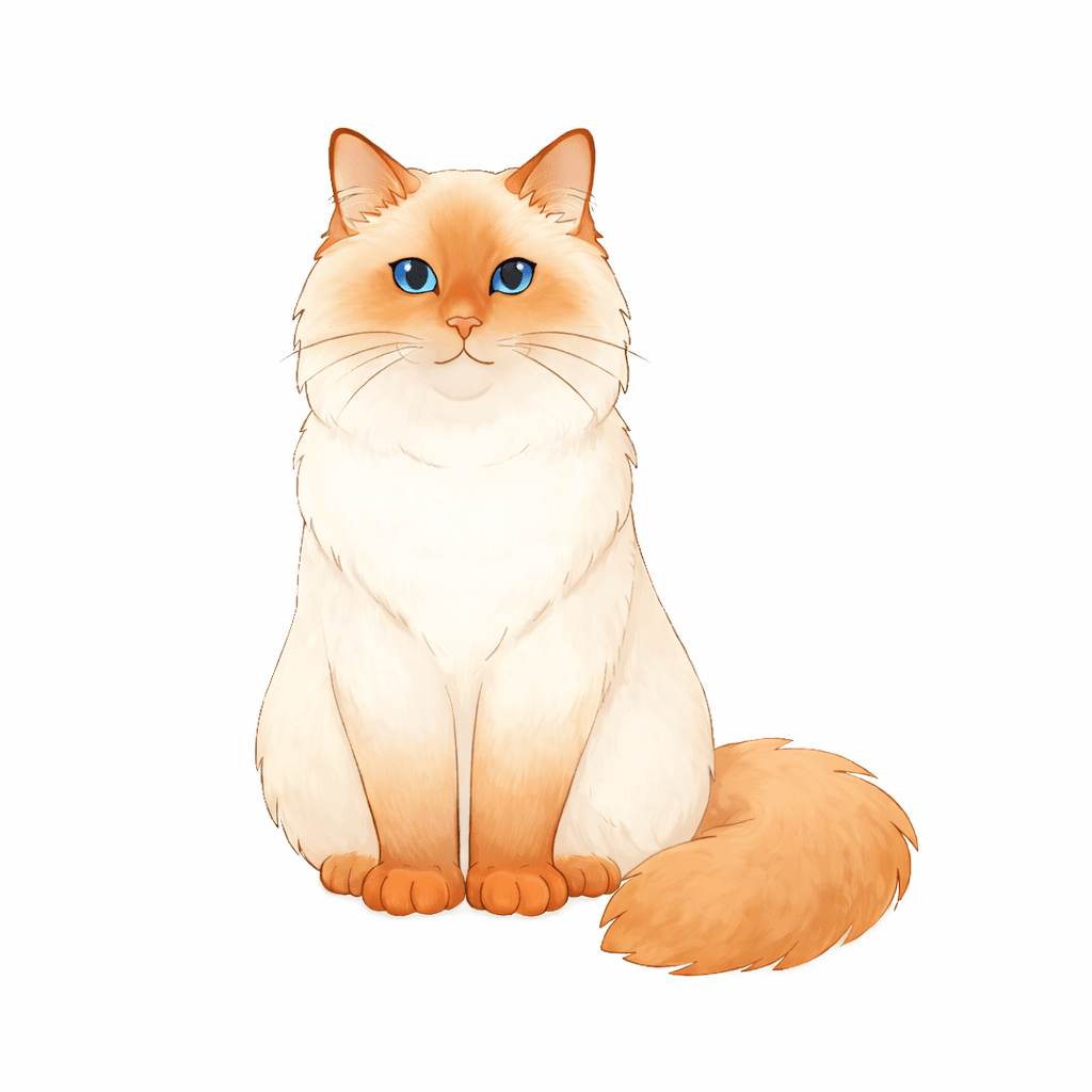 Ragdoll red point